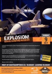 Explosion! Naval Gunfire Museum - 9th October 2016