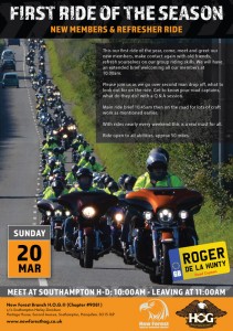First Ride of the Season - 20th March 2016
