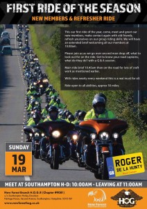 First Ride of the Season - 19th March 2017