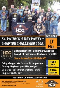St Patrick's Day Party and Chapter Challenge 2018 - 17th March 2018
