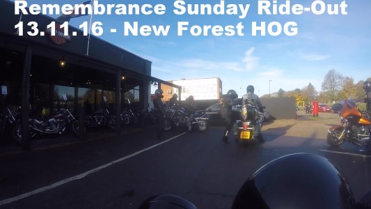 remembrance Sunday Ride-Out