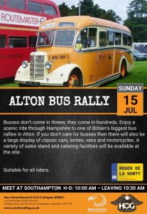 Alton Bus Rally - 15th July 2018