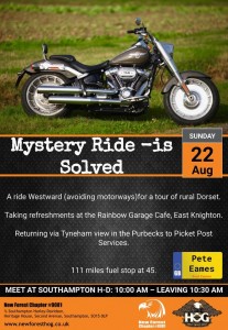 2021 08 22 Pete's Mystery Ride