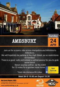 24th April 2022 - Amesbury Ride Out