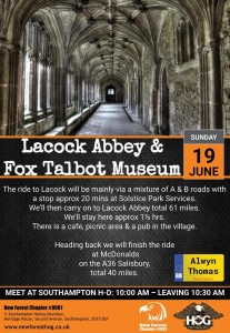 19th June  Lacock Abbey and Fox Talbot Museum