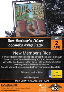 2023 2nd April Flower pots inn ride