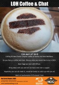 2023 13th May  LOH & New Members Coffee n'Chat