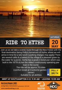 2023 20th May  Ride to Hythe