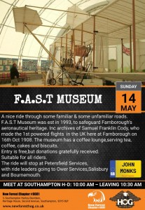 2023 14th May  Ride Out to FAST Museum