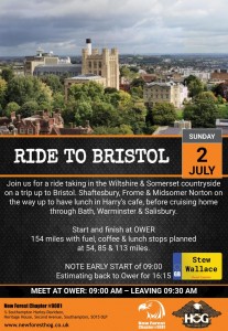 2023 2nd July  Ride to Bristol