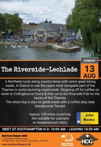 2023  13th August  Ride Out to Lechlade