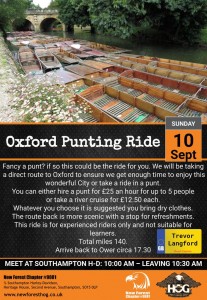 2023  10th September  Oxford Punting Ride Out