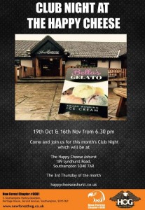 2023 19th October  Club Night at The Happy Cheese