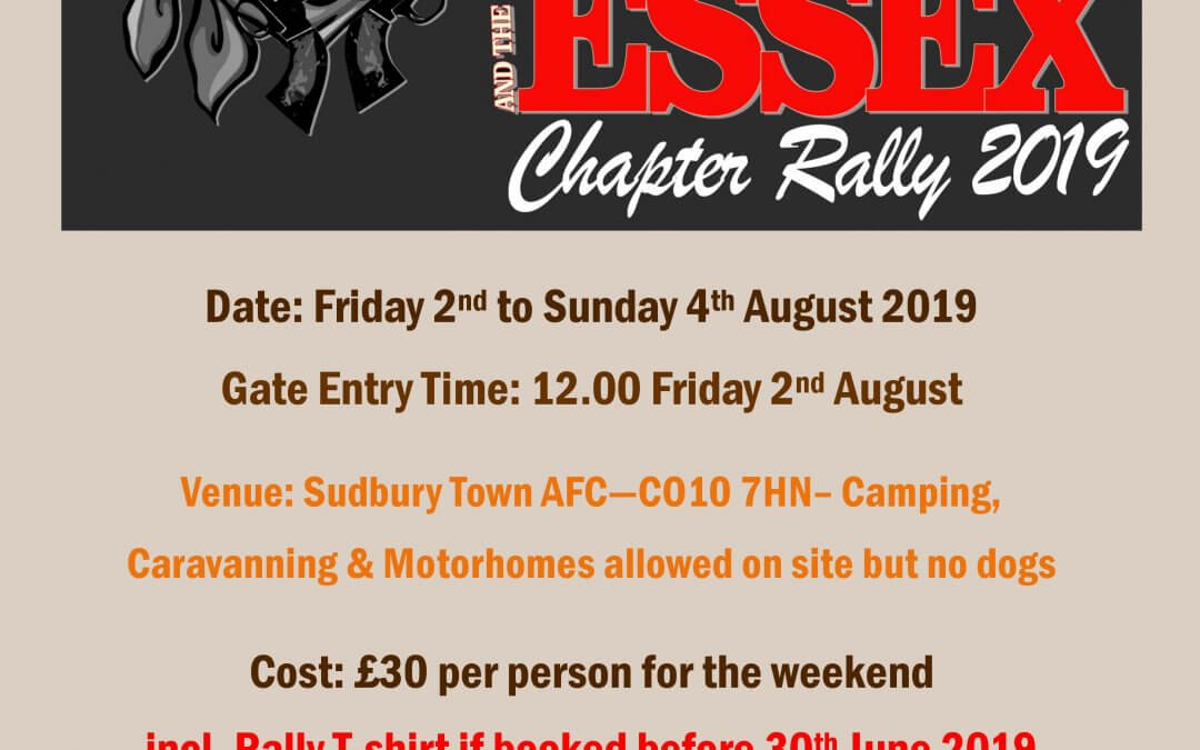 Essex Chapter Rally 2019