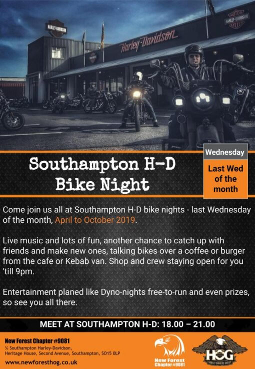 Bike Night at Southampton Harley-Davidson