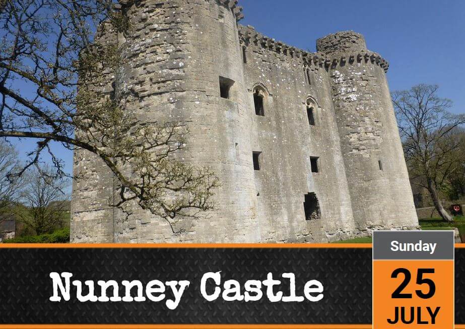 Nunney Castle 25th July with Alywn