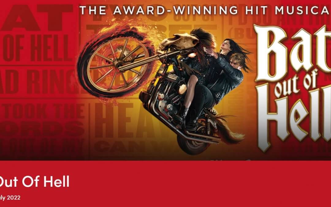 Bat Out Of Hell Musical Opening Night 28th June Ride By